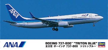 ハセガワ 1/200 ANA ボーイング737-800 トリトンブルー プラモデル H10737の画像