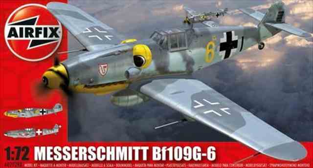 エアフィックス 1/72 メッサーシュミットBf109G-6 JG3 1943 スイス空軍1945年 プラモデル 2029Aの画像