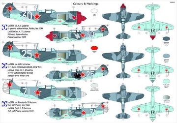 KPモデル 1/72 ラボチキン La-5FN "エース" プラモデル KP0360の画像