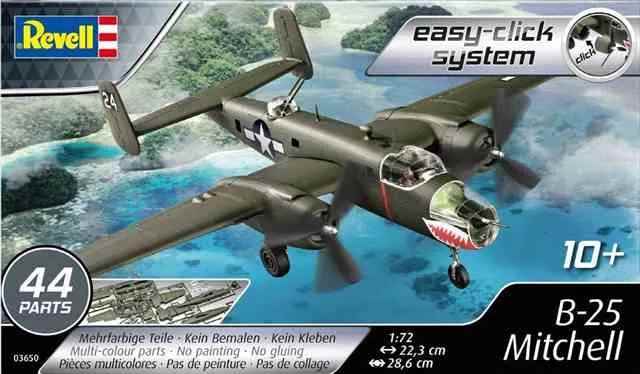 1/72 ノースアメリカン　B-25 ミッチェル(Easy-Click)/レベル03650/の画像