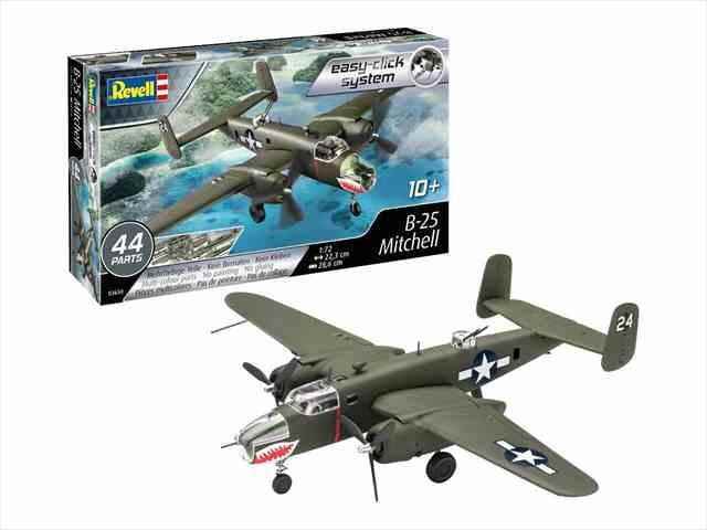 1/72 ノースアメリカン　B-25 ミッチェル(Easy-Click)/レベル03650/の画像