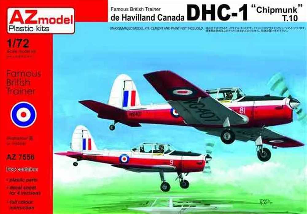 AZモデル 1/72 デ・ハビランド・カナダ DHC-1 チップマンク  プラモデル AZ7556の画像