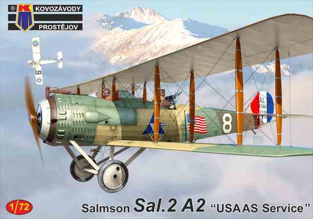 KPモデル0327　サルムソン Sal.2A2　米陸軍航空部　1/72スケール　プラモデルキットの画像