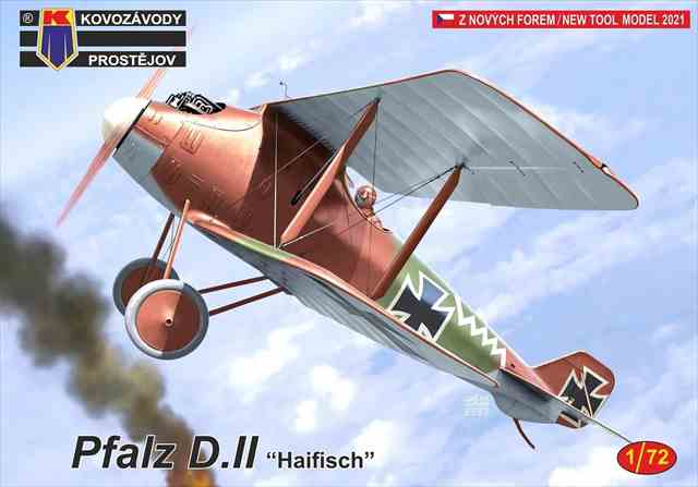 KPモデル0272　ファルツD.II Haifisch　1/72スケール　プラモデルキットの画像