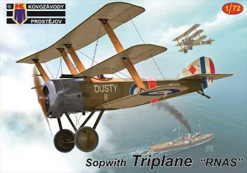KPモデル 1/72 ソッピース トリプレーン イギリス海軍航空隊 プラモデルキット KP0338 の画像
