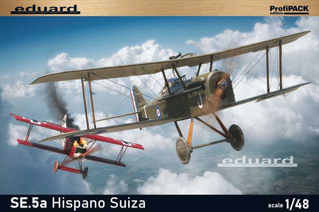 エデュアルド 1/48 S.E.5a ヒスパノスイザエンジン搭載機 プロフィパック プラモデル ED82132の画像