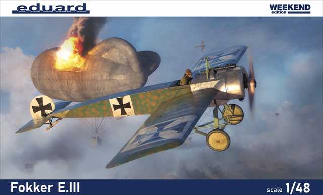 エデュアルド 1/48 フォッカー E.III ウィークエンドエディション プラモデル ED8419の画像