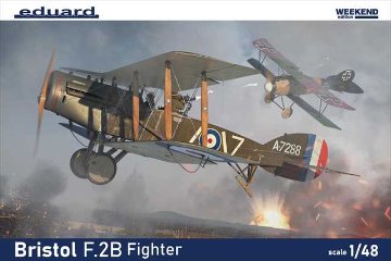 エデュアルド 1/48 ブリストル F.2B 複葉複座戦闘機 プラモデル ED8452の画像