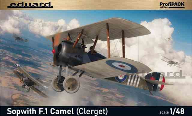 エデュアルド 1/48 ソッピース F.1 キャメル (クレルジェエンジン) プロフィパック プラモデル ED82172の画像