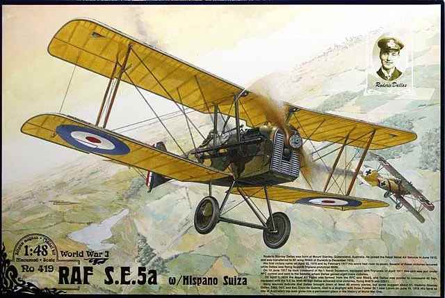 ローデン 1/48 RAF S.E.5a イスパノスイザエンジン型 プラモデル RO419の画像