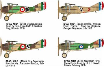 ローデン 1/32 仏スパッド XIIIc.1 初期型・複葉戦闘機WW1 プラモデル RO634 旧価格の画像