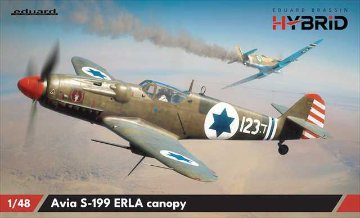 エデュアルド 1/48 アビアS-199（エルラキャノピー）ハイブリッド エディション プラモデル ED948011の画像