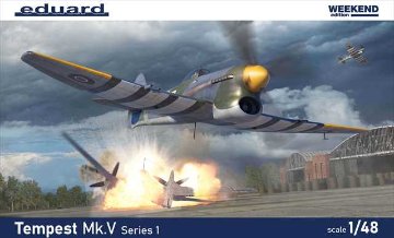 エデュアルド 1/48 ホーカー テンペスト Mk.V ウィークエンドエディション プラモデル ED84195の画像