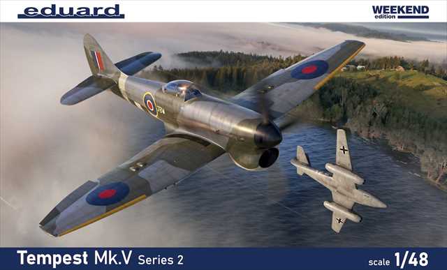 エデュアルド 1/48 ホーカー テンペスト Mk.V シリーズ2 ウィークエンドエディション プラモデル ED84187の画像