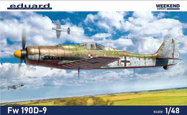 エデュアルド 1/48 Fw190D-9 ウィークエンドエディション プラモデル ED84102の画像