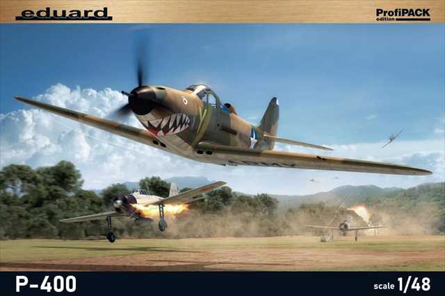 エデュアルド 1/48 P-400 プロフィパック プラモデル 8092の画像