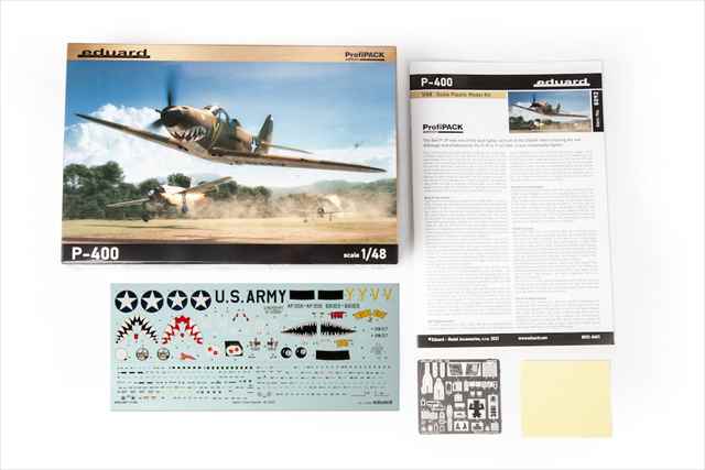 エデュアルド 1/48 P-400 プロフィパック プラモデル 8092の画像