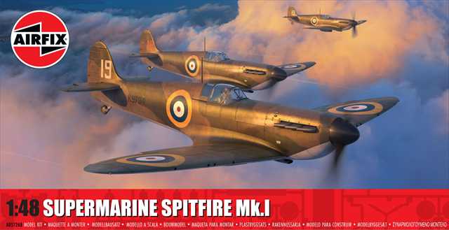エアフィックス 1/48 スーパーマリーン スピットファイアMk.1 プラモデル AX5126Bの画像
