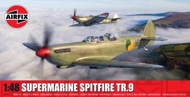 エアフィックス 1/48 スーパーマリーン スピットファイア Tr.9 プラモデル AX05143の画像