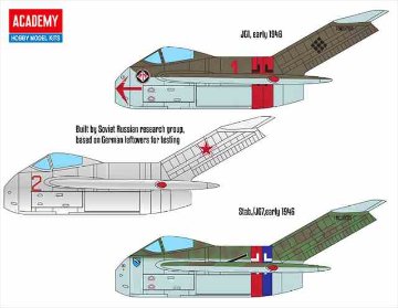 アカデミー 1/48 Ta-183 ヒュッケヴァイン プラモデル AC12327の画像