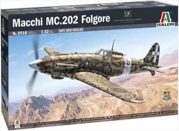 イタレリ　1/32　マッキMC.202 フォルゴーレ　プラモデル　IT2518JP (日本語対訳補足説明書付属）の画像