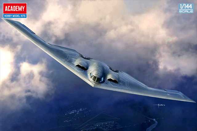 アカデミー 1/144 B-2A スピリット 戦略爆撃機 プラモデル AC12645の画像