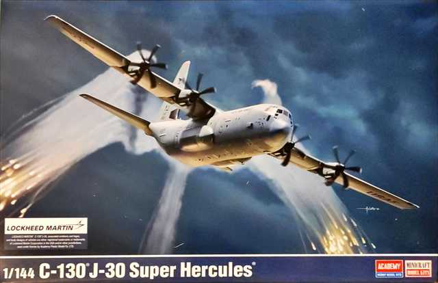 アカデミー 1/144 C-130 J30 スーパー・ハーキュリーズ プラモデル AC12631の画像