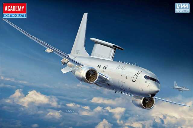 アカデミー 1/144 E-737 ピースアイ 空中警戒管制機 プラモデル AC12651の画像