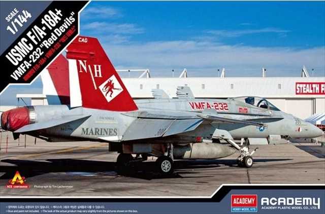 アカデミー 1/144 F/A-18A＋ VMFA-232 レッド・デビルス プラモデル AC12627の画像