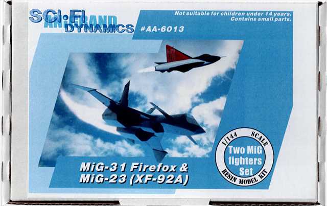アニグランド 1/144 ファイヤーフォックス MIG-31 レジンキット AA6013 ★の画像