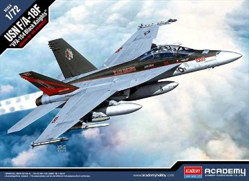 アカデミー 1/72 F/A-18F  "VFA-154 ブラックナイツ" プラモデル AC12577の画像