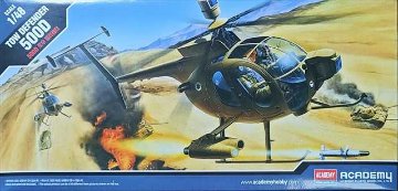 アカデミー 1/48 ヒューズ 500D TOWヘリコプター プラモデル 12250の画像
