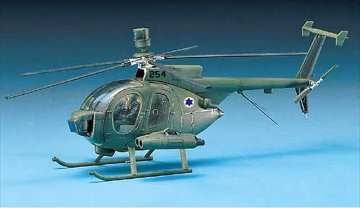 アカデミー 1/48 ヒューズ 500D TOWヘリコプター プラモデル 12250の画像