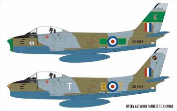 エアフィックス 1/48 カナディア セイバー F.4　アメリカ戦闘機 プラモデル AX08109の画像