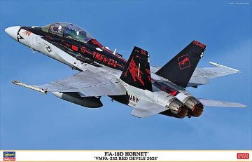 ハセガワ 1/48 F/A-18D ホーネット “VMFA-232 レッドデビルズ 2025” H07562の画像