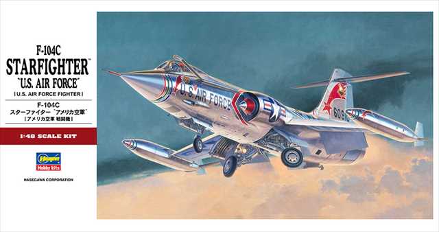 ハセガワ 1/48 F-104C スターファイター アメリカ空軍 プラモデル PT19の画像