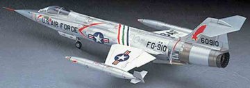 ハセガワ 1/48 F-104C スターファイター アメリカ空軍 プラモデル PT19の画像