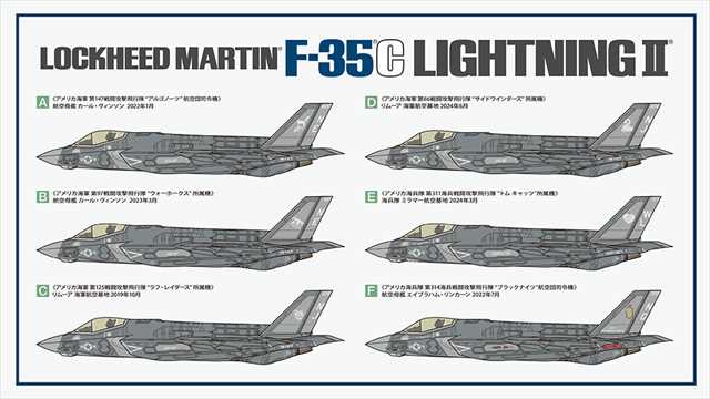 タミヤ 1/48 ロッキード マーチン F-35C ライトニングII プラモデル 61127の画像