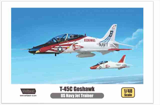 ウルフパック 1/48 T-45C ゴスホーク プレミアムエディション プラモデル WP14805の画像