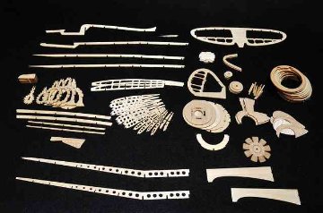 スタジオミド 1/24 バルサフライヤー　九六式艦上戦闘機 組み立てキット BF01の画像