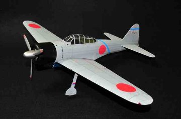 スタジオミド 1/24 バルサフライヤー　零戦21型戦闘機 組み立てキット BF02の画像