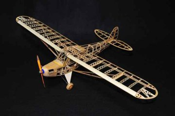 スタジオミド 1/16 バルサフライヤー パイパーJ3 カブ 組み立てキット BF05の画像