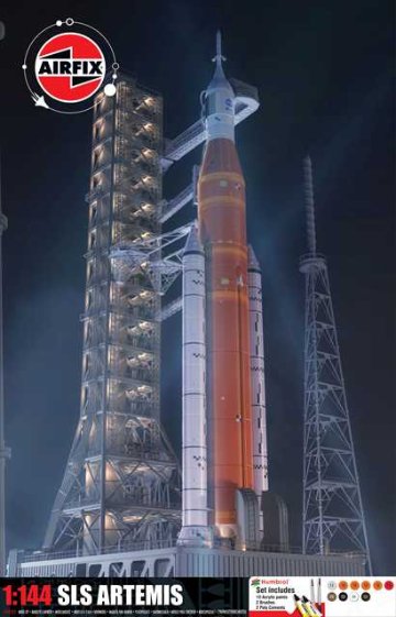 エアフィックス 1/144 SLS アルテミス ロケット ギフトセット プラモデル AX50202の画像