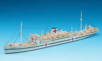 ハセガワ 1/700 病院船　氷川丸 プラモデル HWL502の画像