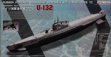 スタジオミド ゴム動力潜水艦 U-132ドイツ海軍潜水艦（7C型）プラモデル MM-304の画像