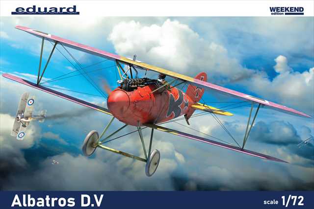 エデュアルド 1/72 アルバトロス D.V ウィークエンドエディション プラモデルキット 7406の画像