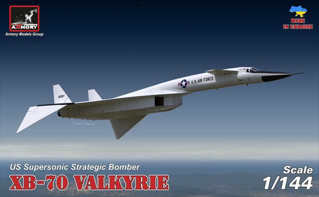 アーモリー 1/144 XB-70 ヴァルキリー 試作戦略爆撃機 プラモデル 14701の画像