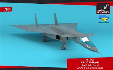 アーモリー 1/144 XB-70 ヴァルキリー 試作戦略爆撃機 プラモデル 14701の画像
