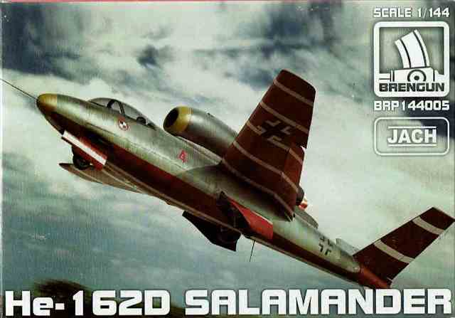 ブレンガン 1/144 ハインケル He-162D プラモデル BRP144005の画像