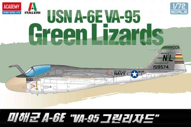 アカデミー 1/72 A-6E “VA-95 グリーン・リザーズ” プラモデル AC12543 2026.07月予定品 の画像